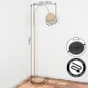Flisa floor lamp sand-coloured, 1-light source
