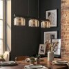 Folar hanging light, pendant light LED black, 3-light sources