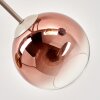 Koyoto ceiling light, globe light 78 cm sand-coloured, 6-light sources