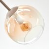 Koyoto ceiling light, globe light 78 cm sand-coloured, 6-light sources