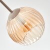 Koyoto ceiling light, globe light 78 cm sand-coloured, 6-light sources