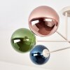 Gastor ceiling light, globe light 80 cm sand-coloured, 6-light sources