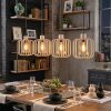Molan hanging light, pendant light sand-coloured, 4-light sources