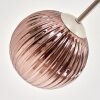 Koyoto ceiling light, globe light 78 cm sand-coloured, 6-light sources