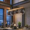 Gastor hanging light, globe light, pendant light Ecru, black, 4-light sources