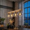 Gastor hanging light, globe light, pendant light Ecru, black, 4-light sources