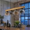Gastor hanging light, globe light, pendant light Ecru, black, 4-light sources