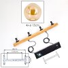 Gastor hanging light, globe light, pendant light Ecru, black, 4-light sources