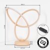 Jolor table lamp LED sand-coloured, 1-light source