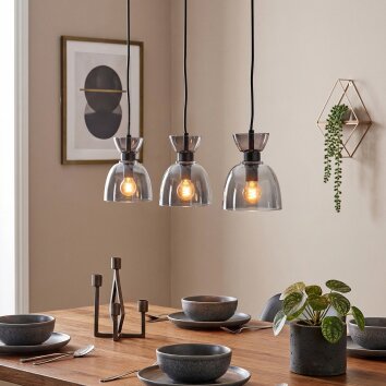 Sumar hanging light, pendant light black, 3-light sources