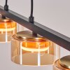 Folar hanging light, pendant light LED black, 4-light sources