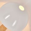 Mushroom Shaped  Forgek table lamp Wood like finish, sand-coloured, 1-light source