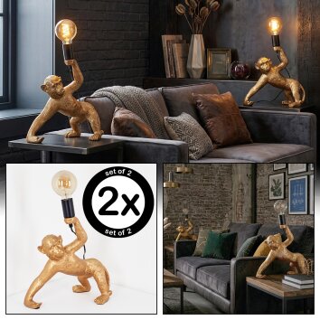 Kemor table lamp gold, black, 1-light source