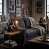 Zarik table lamp copper, black, 1-light source