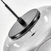 Ironel hanging light, pendant light LED black, 1-light source