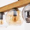 Koyoto hanging light, globe light, pendant light Ecru, black, 4-light sources