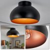 Guayo ceiling light black, 1-light source