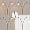 Arcen floor lamp LED matt nickel, 2-light sources