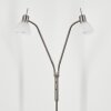 Arcen floor lamp LED matt nickel, 2-light sources