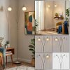 Sarel floor lamp LED matt nickel, 2-light sources