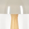 Forgek table lamp grey, Wood like finish, 1-light source