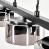 Folar hanging light, pendant light LED black, 3-light sources