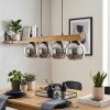 Koyoto hanging light, globe light, pendant light Ecru, black, 4-light sources