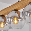 Koyoto hanging light, globe light, pendant light Ecru, black, 4-light sources