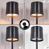 Kaval table lamp LED black, 1-light source