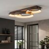 Jelok ceiling light LED brown, 1-light source