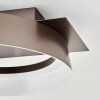 Jelok ceiling light LED brown, 1-light source