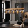Koyoto hanging light, globe light, pendant light Ecru, black, 5-light sources