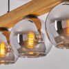 Koyoto hanging light, globe light, pendant light Ecru, black, 5-light sources