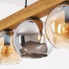 Koyoto hanging light, globe light, pendant light Ecru, black, 5-light sources