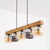 Koyoto hanging light, globe light, pendant light Ecru, black, 5-light sources