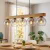 Koyoto hanging light, globe light, pendant light Ecru, black, 5-light sources