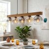 Koyoto hanging light, globe light, pendant light Ecru, black, 5-light sources