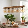 Koyoto hanging light, globe light, pendant light Ecru, black, 5-light sources