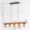 Koyoto hanging light, globe light, pendant light Ecru, black, 5-light sources
