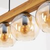 Koyoto hanging light, globe light, pendant light Ecru, black, 5-light sources