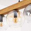 Koyoto hanging light, globe light, pendant light Ecru, black, 4-light sources