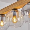 Koyoto hanging light, globe light, pendant light Ecru, black, 4-light sources