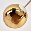 Koyoto ceiling light, globe light 78 cm sand-coloured, 6-light sources