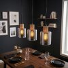 Mador hanging light, pendant light black, 3-light sources