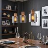 Mador hanging light, pendant light black, 3-light sources