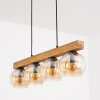 Koyoto hanging light, globe light, pendant light Ecru, black, 4-light sources