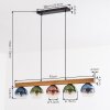 Koyoto hanging light, globe light, pendant light Ecru, black, 5-light sources
