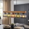 Koyoto hanging light, globe light, pendant light Ecru, black, 5-light sources