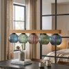 Koyoto hanging light, globe light, pendant light Ecru, black, 5-light sources