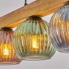 Koyoto hanging light, globe light, pendant light Ecru, black, 5-light sources